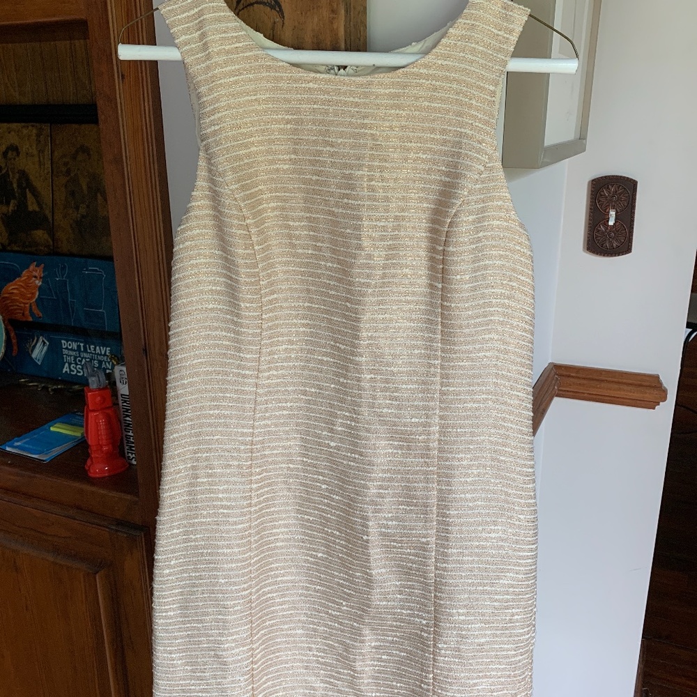 Anthropologie Pim + Larkin gold metallic dress. Worn 1x. Retail‎ 150